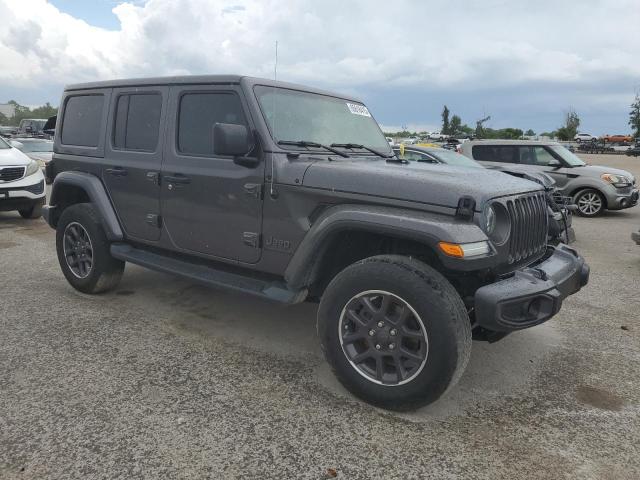 1C4HJXENXMW617406 - 2021 JEEP WRANGLER U SAHARA GRAY photo 4