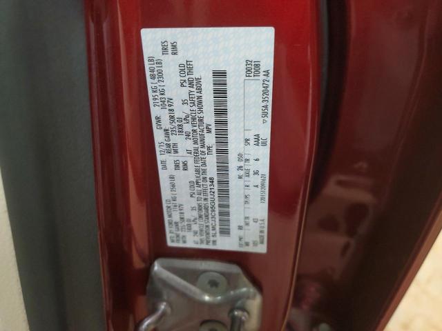 5LMCJ3C95GUJ21348 - 2016 LINCOLN MKC RESERVE Kırmızı fotoğraf 13