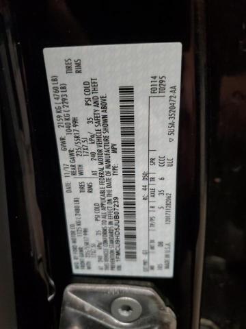 1FMCU9HD5JUB07239 - 2018 FORD ESCAPE SEL أسود صورة 14