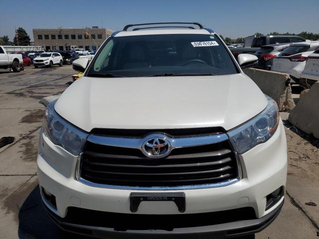 5TDJKRFH7GS248589 - 2016 TOYOTA HIGHLANDER XLE WHITE photo 5