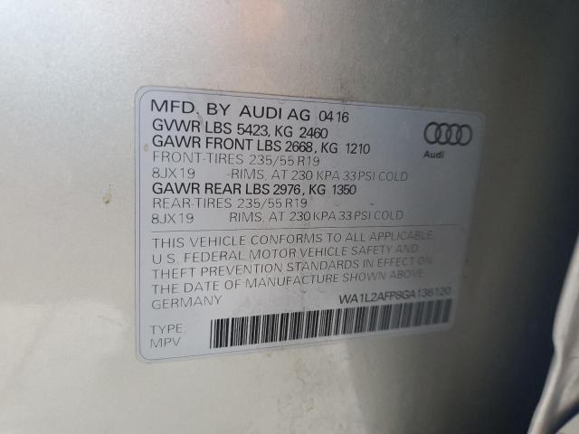 WA1L2AFP8GA136120 - 2016 AUDI Q5 PREMIUM PLUS GOLD photo 12