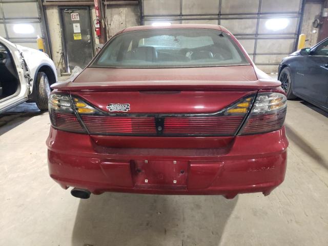 1G2HY54K44U214982 - 2004 PONTIAC BONNEVILLE SLE BURGUNDY photo 6