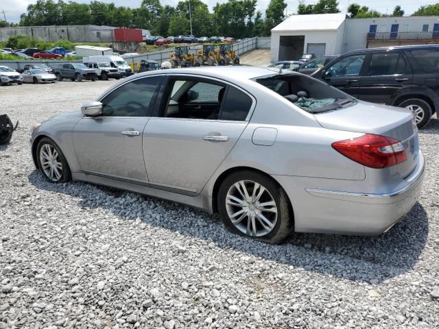 KMHGC4DD4DU250586 - 2013 HYUNDAI GENESIS 3.8L SILVER photo 2