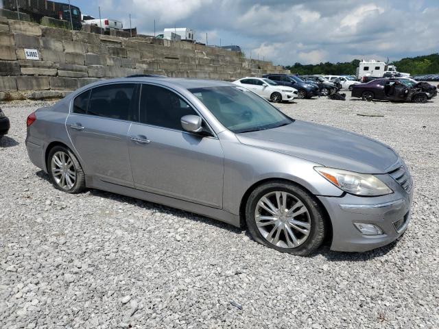 KMHGC4DD4DU250586 - 2013 HYUNDAI GENESIS 3.8L SILVER photo 4