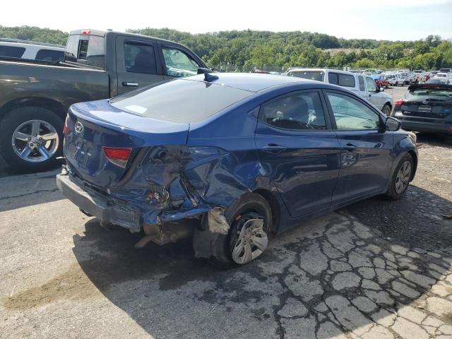 5NPDH4AE0GH767274 - 2016 HYUNDAI ELANTRA SE BLUE photo 3