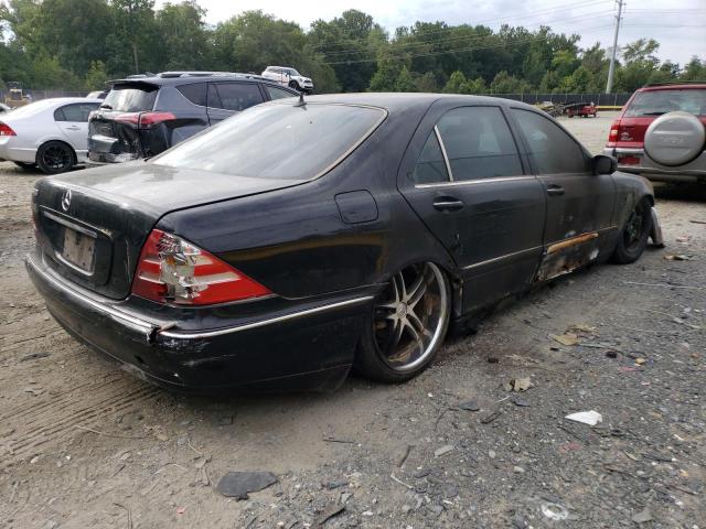 WDBNG70J0YA088538 - 2000 MERCEDES-BENZ S 430 BLACK photo 3