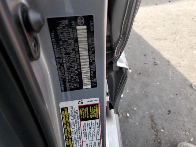 4T1F11AK3MU610336 - 2021 TOYOTA CAMRY XLE 灰色 照片 12