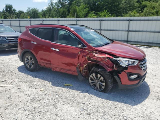 5XYZU3LB9FG237566 - 2015 HYUNDAI SANTA FE SPORT RED photo 4