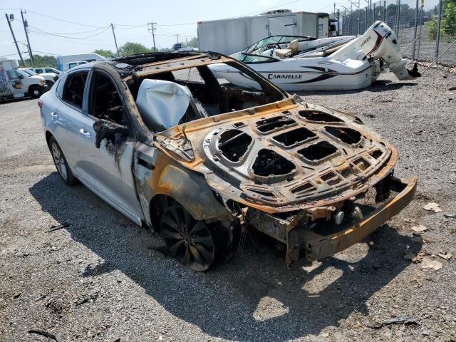 5XXGU4L35GG078170 - 2016 KIA OPTIMA EX SILVER photo 4