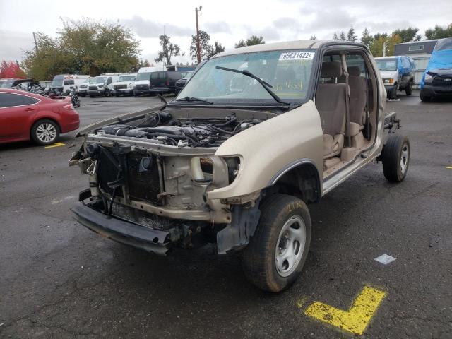 5TBBT44112S281972 - 2002 TOYOTA TUNDRA ACCESS CAB TAN photo 2