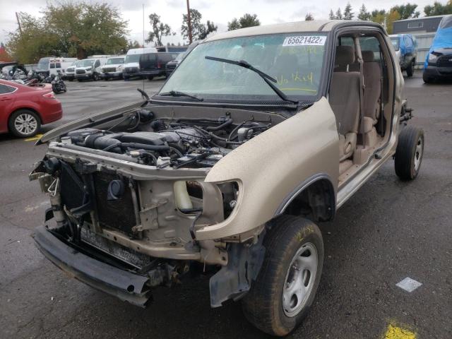 5TBBT44112S281972 - 2002 TOYOTA TUNDRA ACCESS CAB TAN photo 9