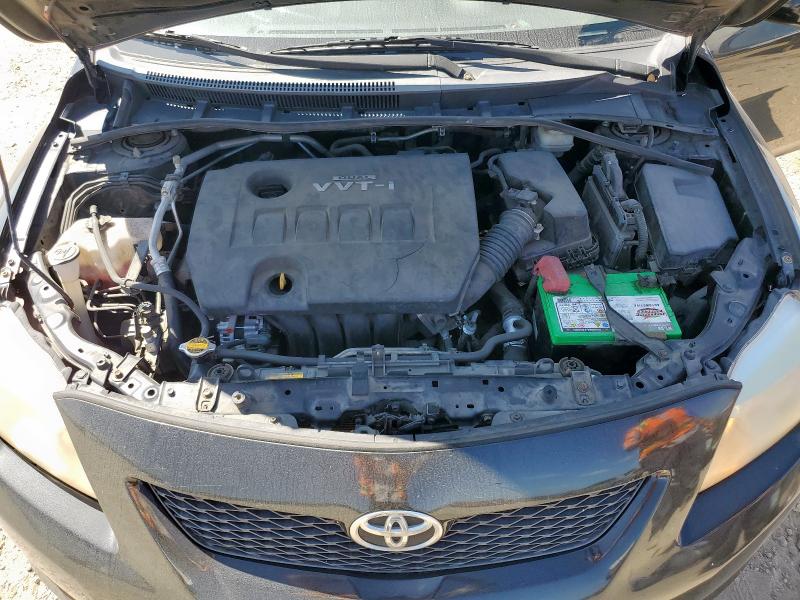 JTDBL40E099058119 - 2009 TOYOTA COROLLA BASE BLACK photo 11