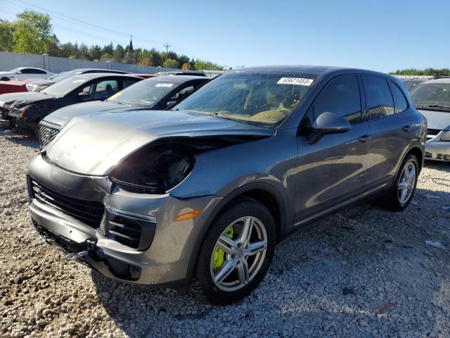 WP1AE2A21GLA58451 - 2016 PORSCHE CAYENNE SE HYBRID GRAY photo 1