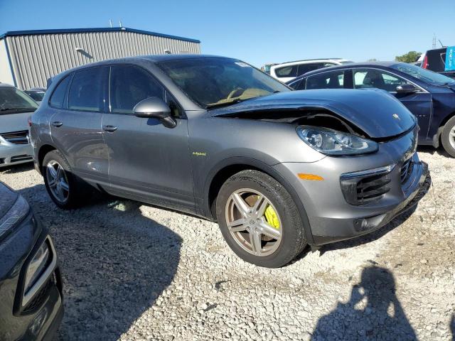 WP1AE2A21GLA58451 - 2016 PORSCHE CAYENNE SE HYBRID GRAY photo 4