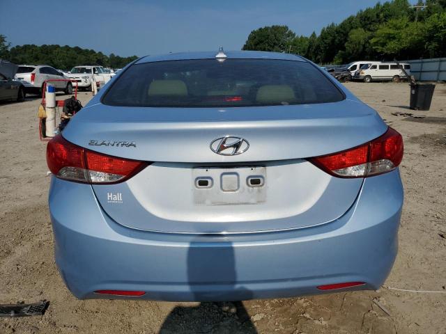 KMHDH4AE3DU643352 - 2013 HYUNDAI ELANTRA GLS BLUE photo 6