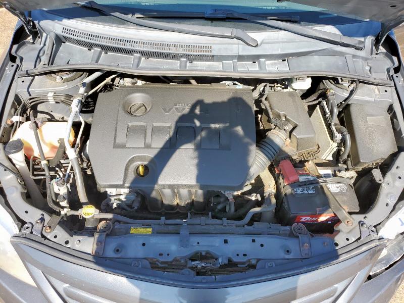 2T1BU4EE7BC666029 - 2011 TOYOTA COROLLA BASE CHARCOAL photo 11