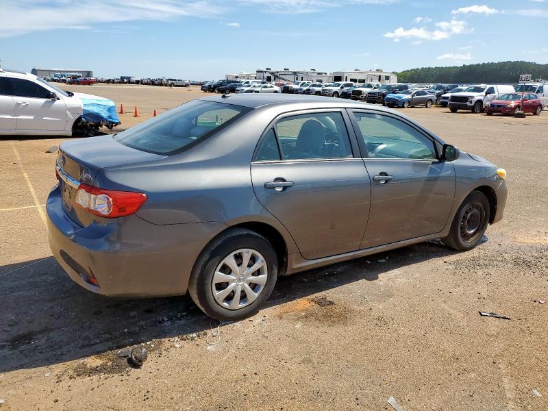 2T1BU4EE7BC666029 - 2011 TOYOTA COROLLA BASE CHARCOAL photo 3