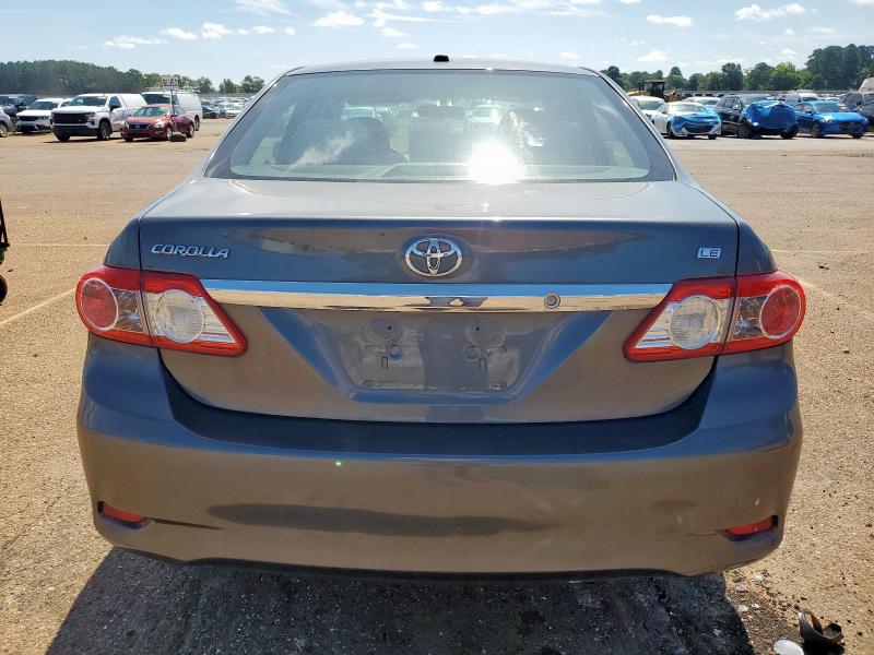 2T1BU4EE7BC666029 - 2011 TOYOTA COROLLA BASE CHARCOAL photo 6