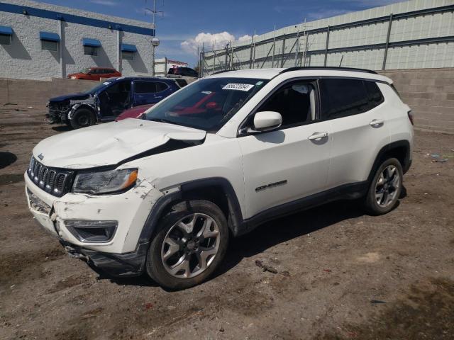 3C4NJDCB7KT790751 - 2019 JEEP COMPASS LIMITED WHITE photo 1