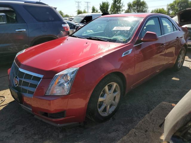 1G6DM577180113928 - 2008 CADILLAC CTS RED photo 1