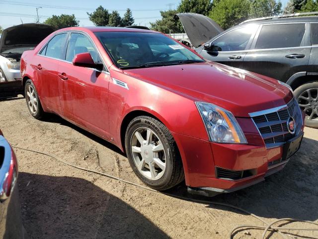 1G6DM577180113928 - 2008 CADILLAC CTS RED photo 4