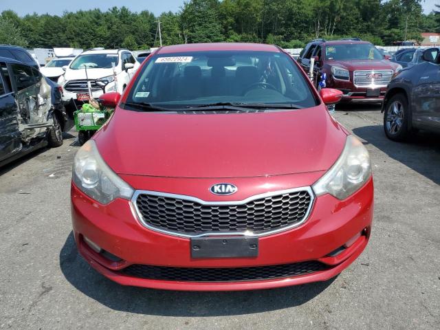 KNAFX4A80E5084605 - 2014 KIA FORTE EX RED photo 5