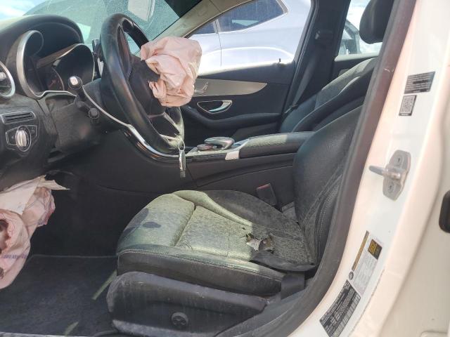 55SWF4KBXFU013930 - 2015 MERCEDES-BENZ C 300 4MATIC WHITE photo 7