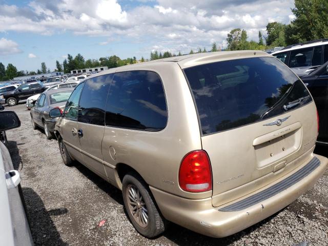 1C4GT64L9XB850219 - 1999 CHRYSLER TOWN & COU LIMITED GOLD photo 2