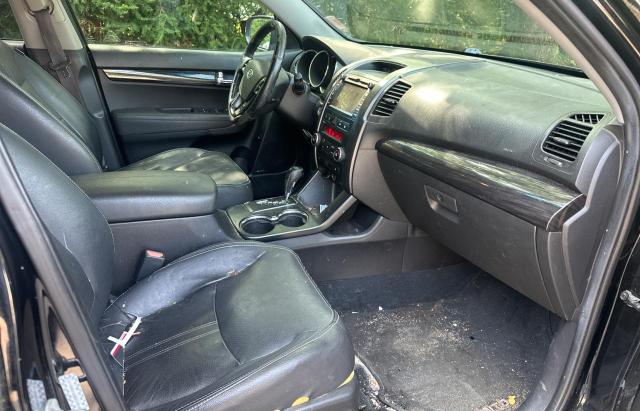 5XYKUDA26BG038804 - 2011 KIA SORENTO EX BLACK photo 5