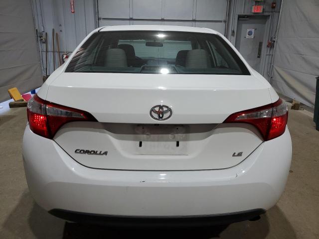 5YFBURHE6GP563166 - 2016 TOYOTA COROLLA L WHITE photo 6