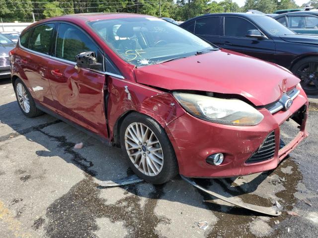 1FADP3N25EL463031 - 2014 FORD FOCUS TITANIUM RED photo 4