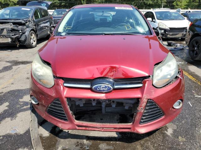 1FADP3N25EL463031 - 2014 FORD FOCUS TITANIUM RED photo 5