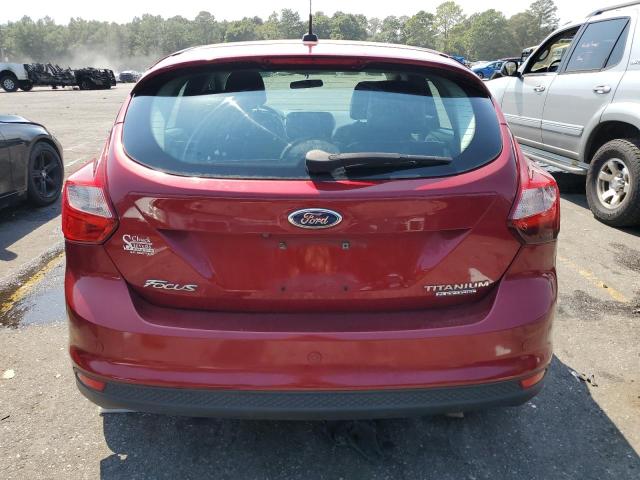 1FADP3N25EL463031 - 2014 FORD FOCUS TITANIUM RED photo 6