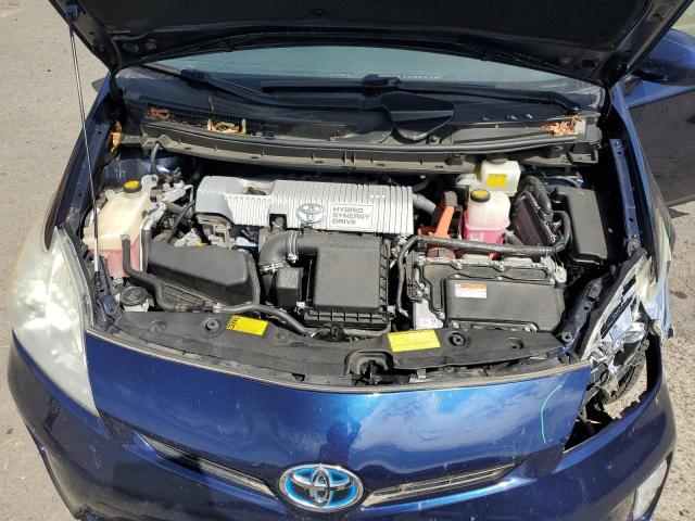 JTDKN3DU5D1718300 - 2013 TOYOTA PRIUS BLUE photo 11