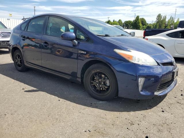 JTDKN3DU5D1718300 - 2013 TOYOTA PRIUS BLUE photo 4
