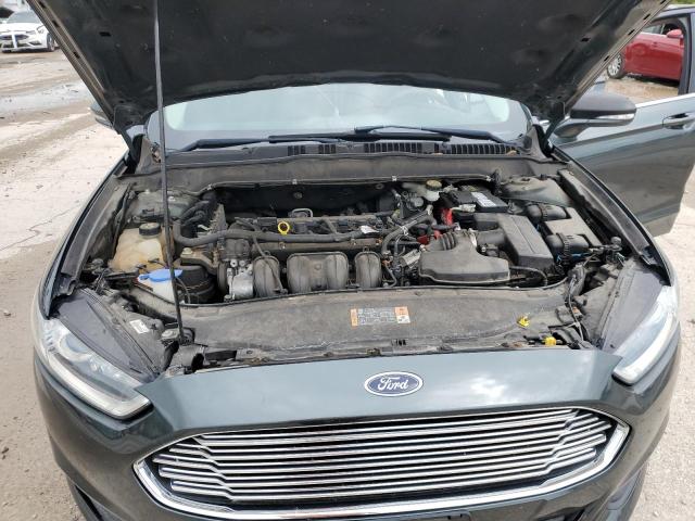 1FA6P0H75F5112110 - 2015 FORD FUSION SE GRAY photo 11