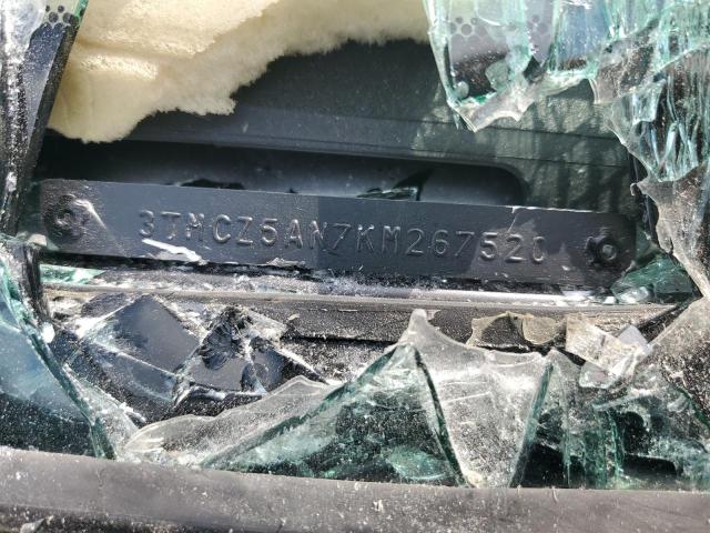 3TMCZ5AN7KM267520 - 2019 TOYOTA TACOMA DOUBLE CAB ვერცხლისფერი ფოტო 12