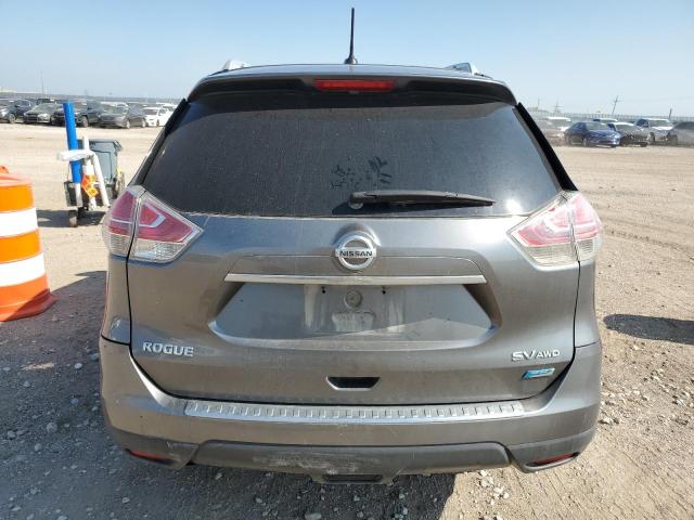 5N1AT2MV7EC797362 - 2014 NISSAN ROGUE S GRAY photo 6