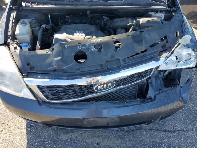 KNDMG4C75C6478543 - 2012 KIA SEDONA LX GRAY photo 12