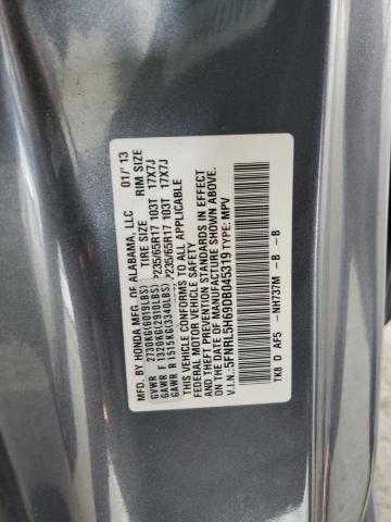 5FNRL5H69DB045319 - 2013 HONDA ODYSSEY EXL Серый фото 13