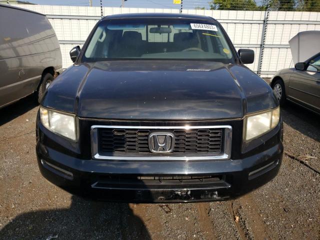 2HJYK163X7H520048 - 2007 HONDA RIDGELINE RTX BLACK photo 5