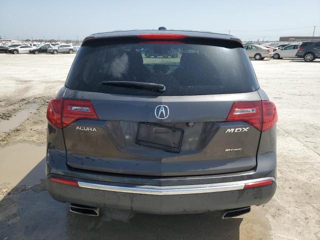 2HNYD2H4XCH507086 - 2012 ACURA MDX TECHNOLOGY BROWN photo 6