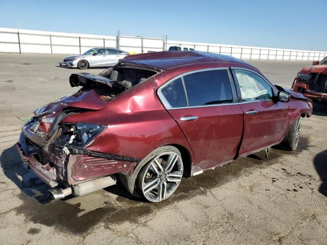 1HGCR2F53GA057204 - 2016 HONDA ACCORD SPORT BURGUNDY photo 3