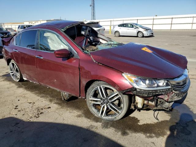 1HGCR2F53GA057204 - 2016 HONDA ACCORD SPORT BURGUNDY photo 4