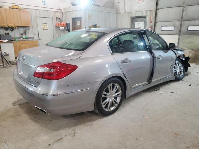 KMHGC4DF1CU175166 - 2012 HYUNDAI GENESIS 4.6L SILVER photo 3