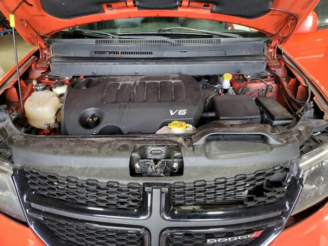 3C4PDDGG7HT648883 - 2017 DODGE JOURNEY CROSSROAD ORANGE photo 11