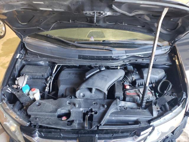 5FNRL5H61EB019721 - 2014 HONDA ODYSSEY EXL BLACK photo 12