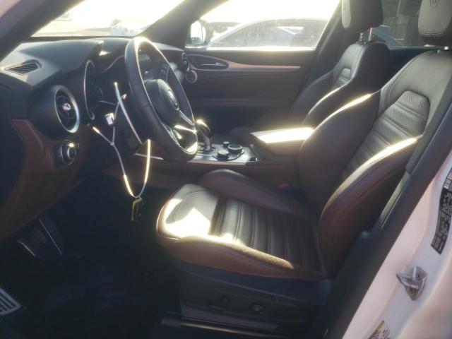 ZASFAKNNXJ7B88288 - 2018 ALFA ROMEO STELVIO TI SPORT WHITE photo 7