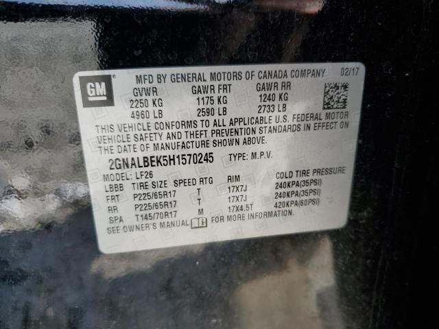 2GNALBEK5H1570245 - 2017 CHEVROLET EQUINOX LS 黑色 照片 13