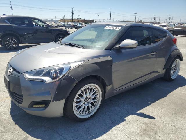 KMHTC6AD6EU186292 - 2014 HYUNDAI VELOSTER GRAY photo 1